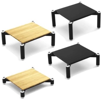 Norstone Spider – Rack Hi-Fi Componibile | 4 Moduli, Vetro o Bamboo Norstone - 14