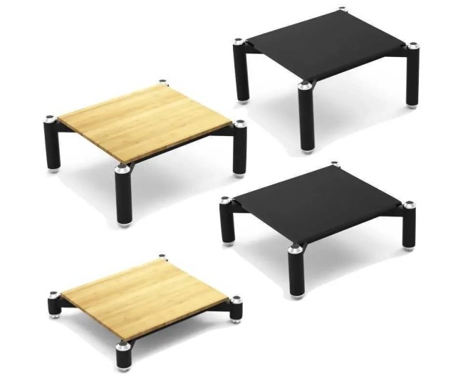 Norstone Spider – Rack Hi-Fi Componibile | 4 Moduli, Vetro o Bamboo Norstone - 14