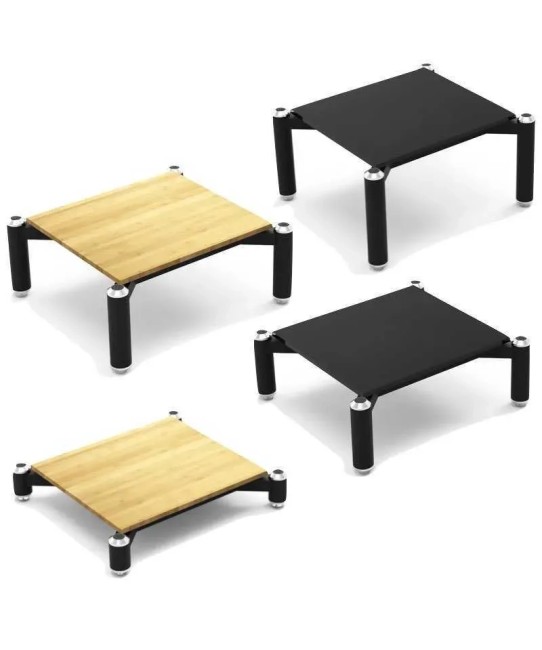 Norstone Spider – Rack Hi-Fi Componibile | 4 Moduli, Vetro o Bamboo Norstone - 14