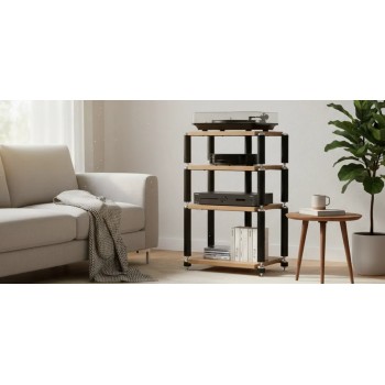 Norstone Copenhagen – Rack Hi-Fi Modulare in Rovere e Metallo Norstone - 11