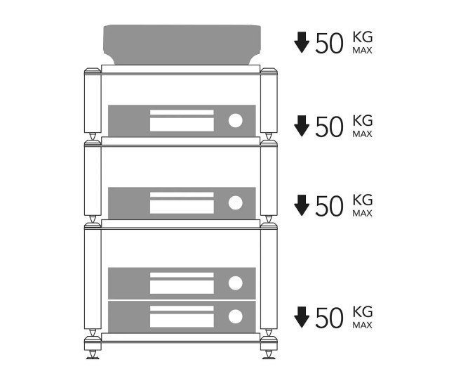 Norstone Copenhagen – Rack Hi-Fi Modulare in Rovere e Metallo Norstone - 14