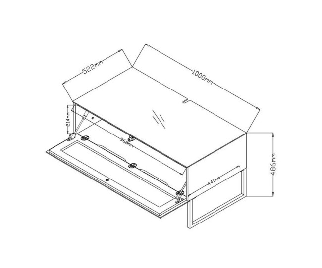 Norstone Khalm – Mobile AudioVideo Chiuso a Pavimento o Sospeso Norstone - 5