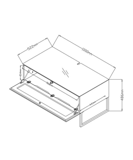 Norstone Khalm – Mobile AudioVideo Chiuso a Pavimento o Sospeso Norstone - 5