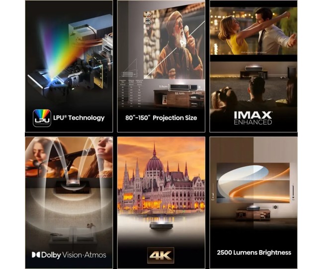 Hisense PT1 – Laser Cinema 4K Ultra Short Throw Hisense - 12