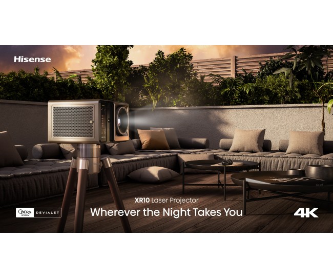 Hisense XR10 – Proiettore Laser 4K Flagship TriChroma Hisense - 7