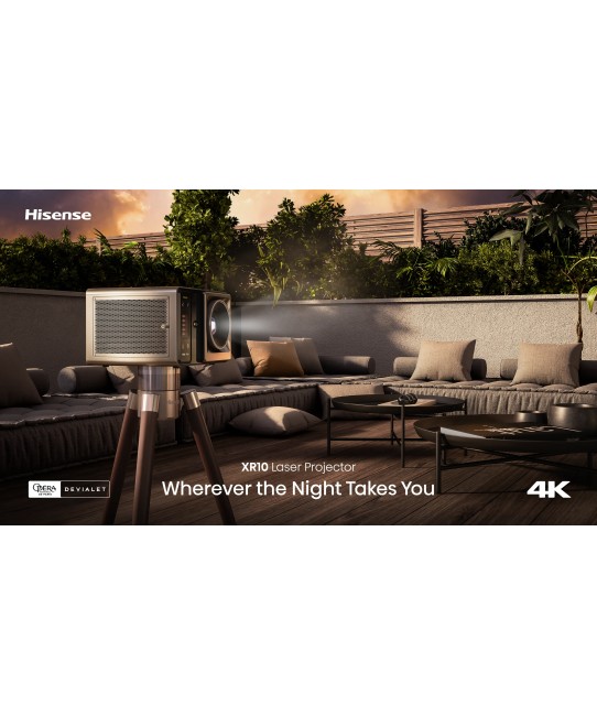 Hisense XR10 – Proiettore Laser 4K Flagship TriChroma Hisense - 7
