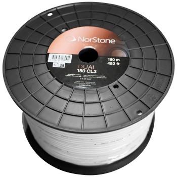 Norstone Dual CL3 – Cavo Speaker Bipolare da Installazione In-Wall Norstone - 1 2