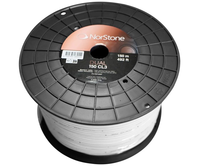 Norstone Dual CL3 – Cavo Speaker Bipolare da Installazione In-Wall Norstone - 2