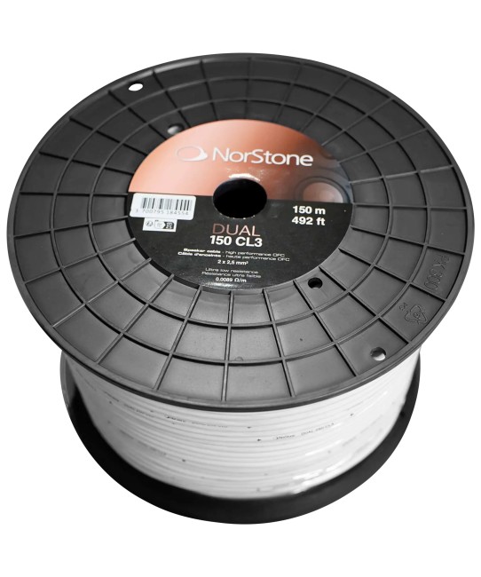 Norstone Dual CL3 – Cavo Speaker Bipolare da Installazione In-Wall Norstone - 2