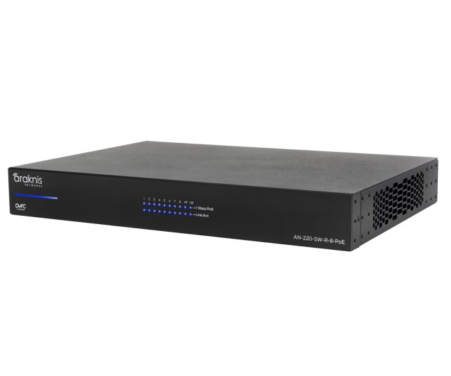 Araknis AN-220-SW-R-8-POE – Switch Gigabit PoE+ WebSmart 8+2 Porte Araknis Networks - 3