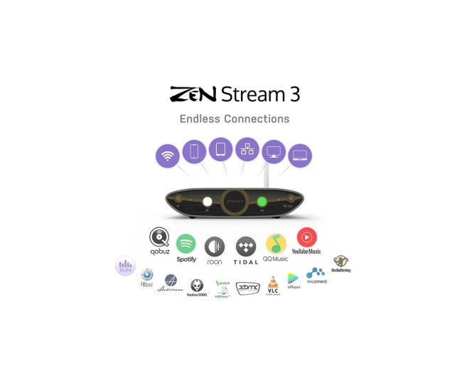 iFi ZEN Stream 3 – Streamer Digitale Hi-Res con K2 Technology iFi Audio - 6
