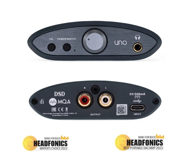 iFi UNO – DAC e Amplificatore Desktop Compatto con EQ Analogici e RCA iFi Audio - 2