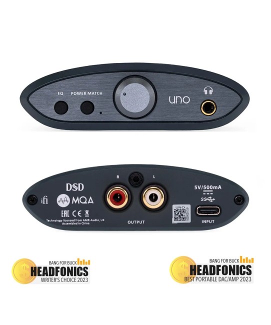 iFi UNO – DAC e Amplificatore Desktop Compatto con EQ Analogici e RCA iFi Audio - 2