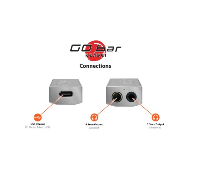 iFi GO Bar Kensei – Dongle DAC Ultraportatile Acciaio Giapponese con K2HD e 475mW iFi Audio - 5