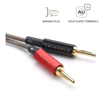Triangle Opera OS25A – Cavi per Diffusori Pre-Assemblati OFC Tinned con Banana Plug Triangle - 7
