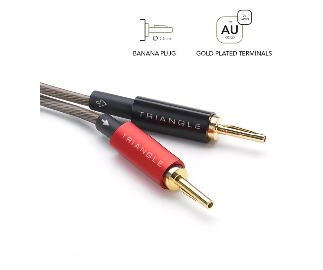 Triangle Opera OS25A – Cavi per Diffusori Pre-Assemblati OFC Tinned con Banana Plug Triangle - 7