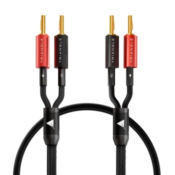 Triangle Black Serie – Cavi per Diffusori Pre-Assemblati OFC 1,5mm² con Banana Plug Triangle - 1 2