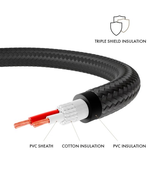 Triangle Black Serie – Cavi per Diffusori Pre-Assemblati OFC 1,5mm² con Banana Plug Triangle - 7