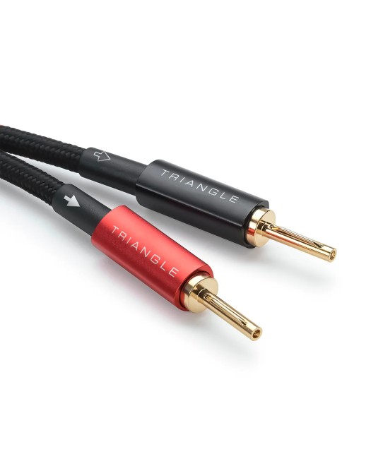 Triangle Black Serie – Cavi per Diffusori Pre-Assemblati OFC 1,5mm² con Banana Plug Triangle - 3