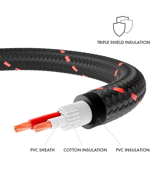 Triangle Red Serie – Cavi per Diffusori Audiophile OFC 2,5mm² con Doppio Isolamento Triangle - 7