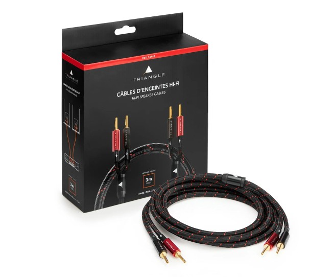 Triangle Red Serie – Cavi per Diffusori Audiophile OFC 2,5mm² con Doppio Isolamento Triangle - 1
