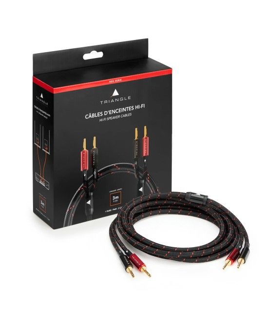 Triangle Red Serie – Cavi per Diffusori Audiophile OFC 2,5mm² con Doppio Isolamento Triangle - 1