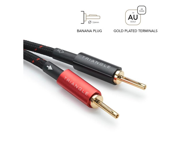Triangle Red Serie – Cavi per Diffusori Audiophile OFC 2,5mm² con Doppio Isolamento Triangle - 6