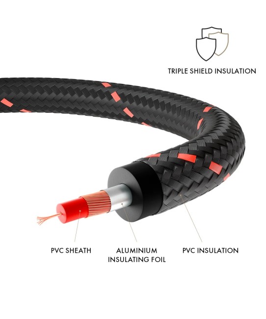 Triangle Red Serie RCA – Cavo Interconnessione Stereo con Massa Phono e Schermatura Multi-strato Triangle - 6