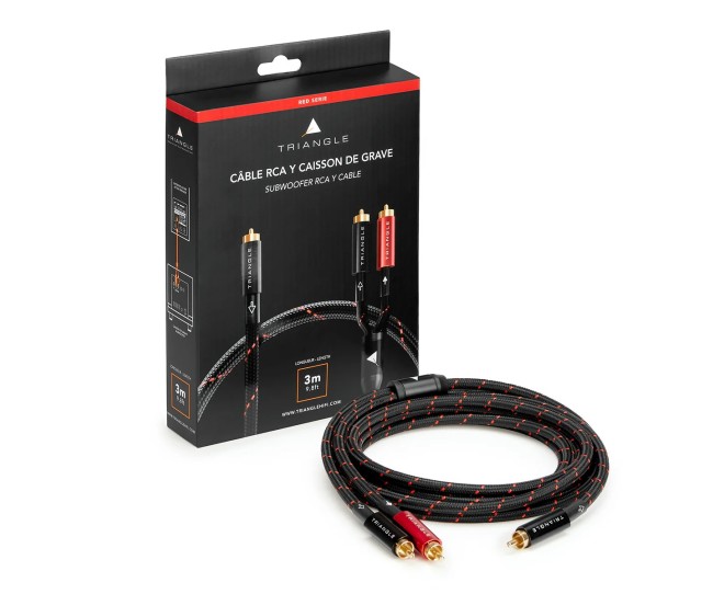 Triangle Red Serie RCA Y – Cavo Subwoofer con Schermatura Multi-strato Triangle - 1
