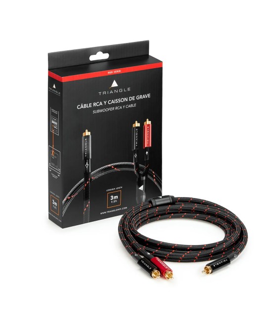 Triangle Red Serie RCA Y – Cavo Subwoofer con Schermatura Multi-strato Triangle - 1