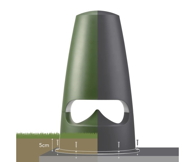 Triangle Garden 7 – Diffusore Outdoor 360° IP66 con LED Integrati Triangle - 12
