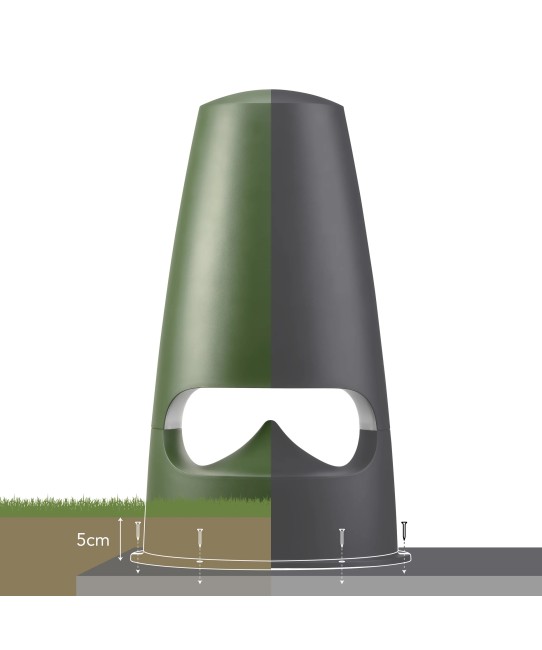 Triangle Garden 7 – Diffusore Outdoor 360° IP66 con LED Integrati Triangle - 12