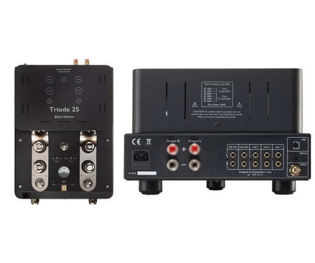 Unison Triode 25 Black Edition – Amplificatore Valvolare con DAC USB Unison Research - 7