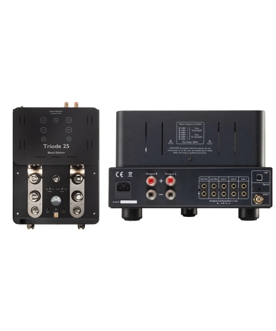 Unison Triode 25 Black Edition – Amplificatore Valvolare con DAC USB Unison Research - 7