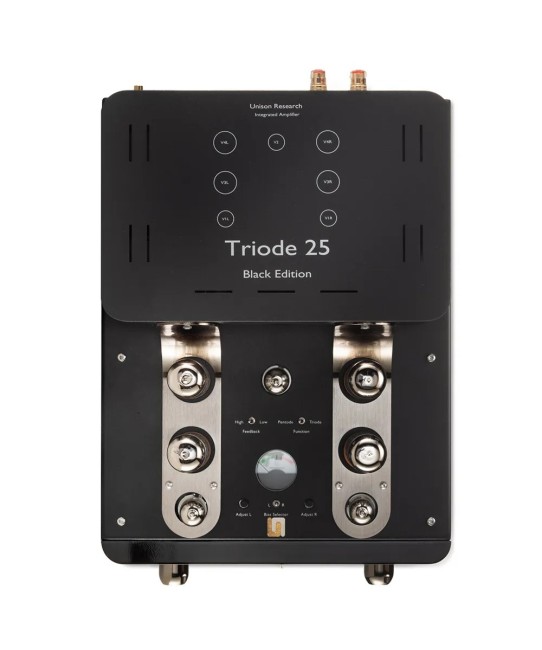 Unison Triode 25 Black Edition – Amplificatore Valvolare con DAC USB Unison Research - 5