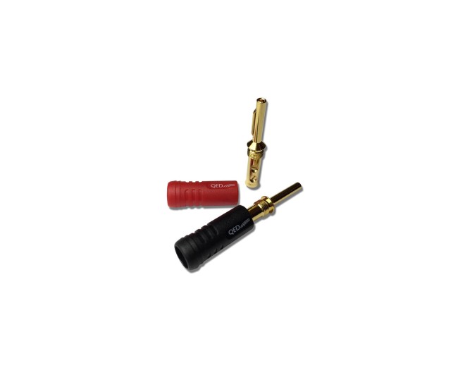 QED Screwloc ABS connettore a banana maschio kit 4pz Qed - 3
