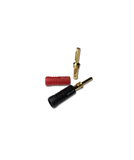 QED Screwloc ABS connettore a banana maschio kit 4pz Qed - 3