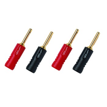 QED Screwloc ABS connettore a banana maschio kit 4pz Qed - 1 2
