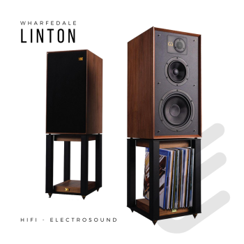 Wharfedale Linton Heritage 85th Anniversario diffusori + stativi wharfedale - 1 2