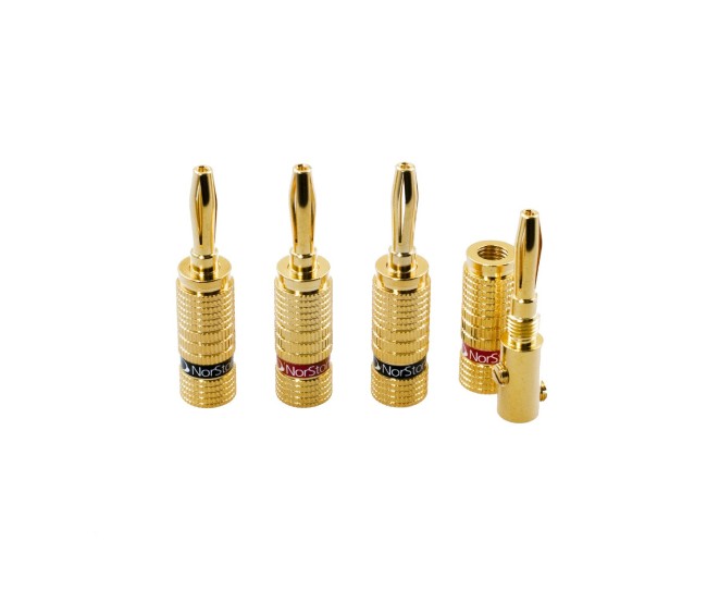 Norstone banana plugs 4 conttettori per cavi di potenza Norstone - 1