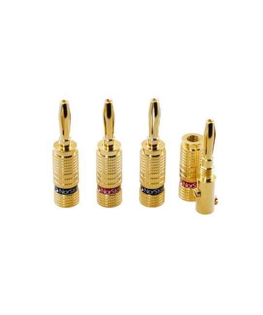 Norstone banana plugs 4 conttettori per cavi di potenza Norstone - 1