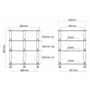 Norstone Bergen 2 mobile hifi robusto e modulare Norstone - 4