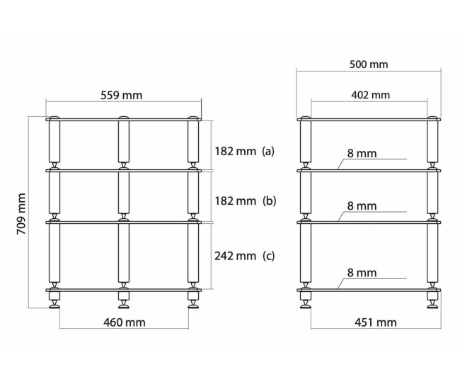 Norstone Bergen 2 mobile hifi robusto e modulare Norstone - 4
