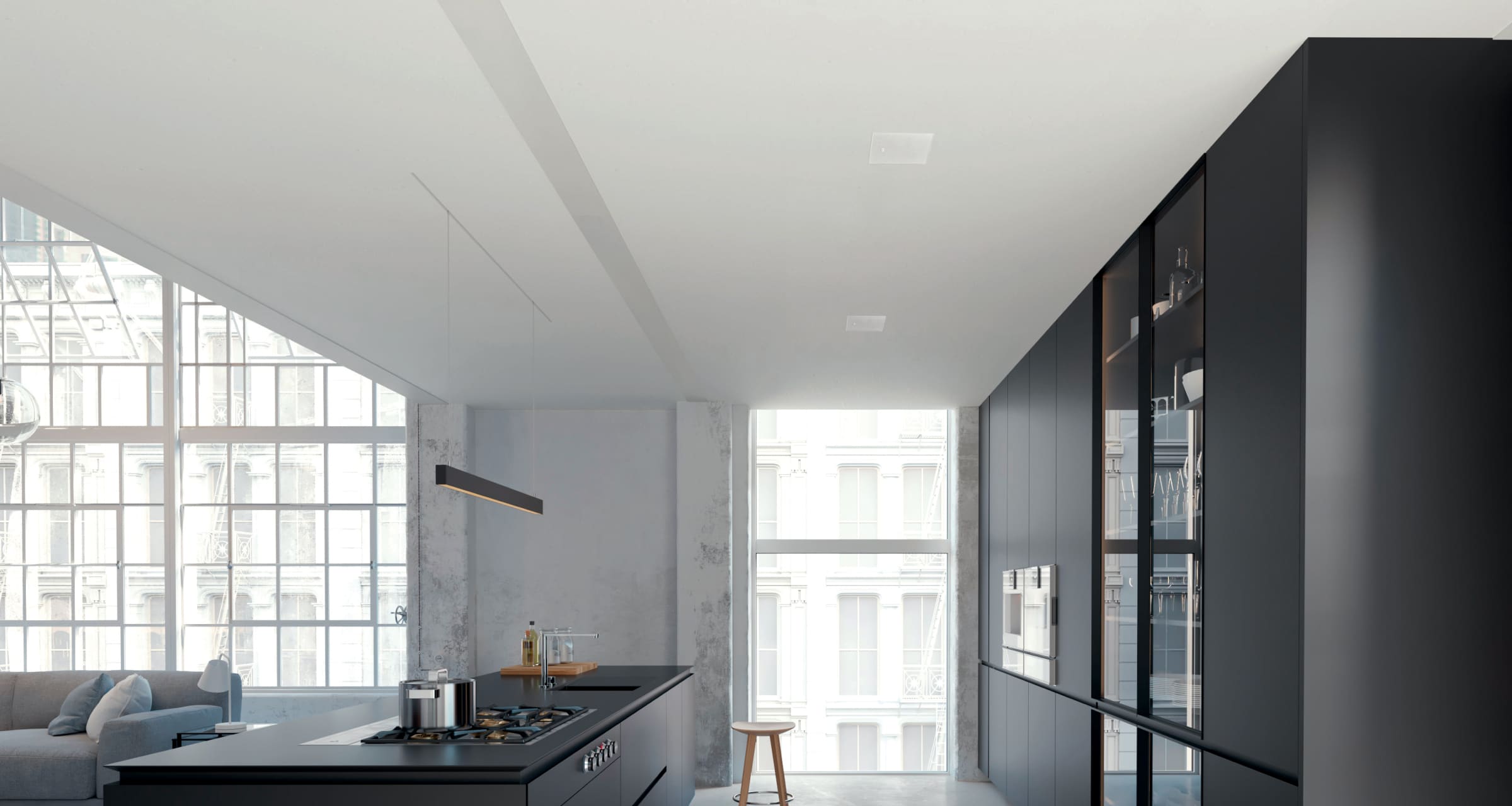 Diffusione sonora in cucina