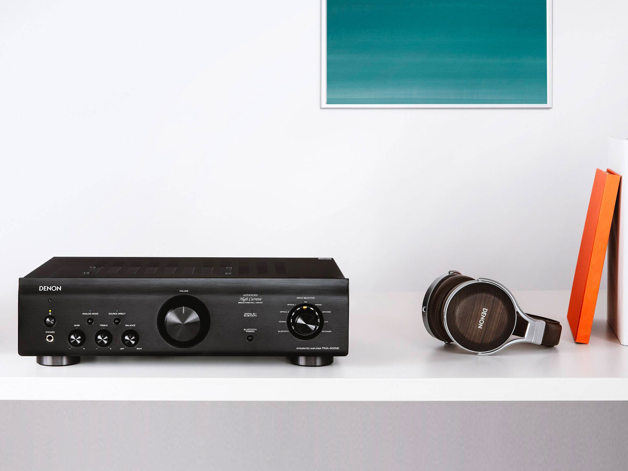 Denon PMA-600NE &ndash; Amplificatore Integrato Hi-Fi con Bluetooth, DAC Integrato e Stadio Phono MM