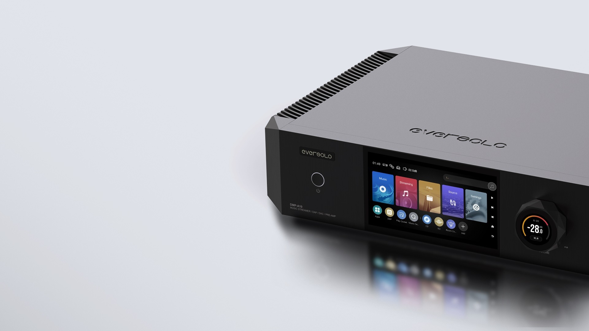 Eversolo DMP-A10 &ndash; Streamer musicale hi-fi con DAC bilanciato e preamplificatore di riferimento