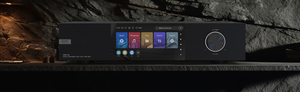 Eversolo DMP-A8 &ndash; Streamer musicale high-end, DAC bilanciato e preamplificatore