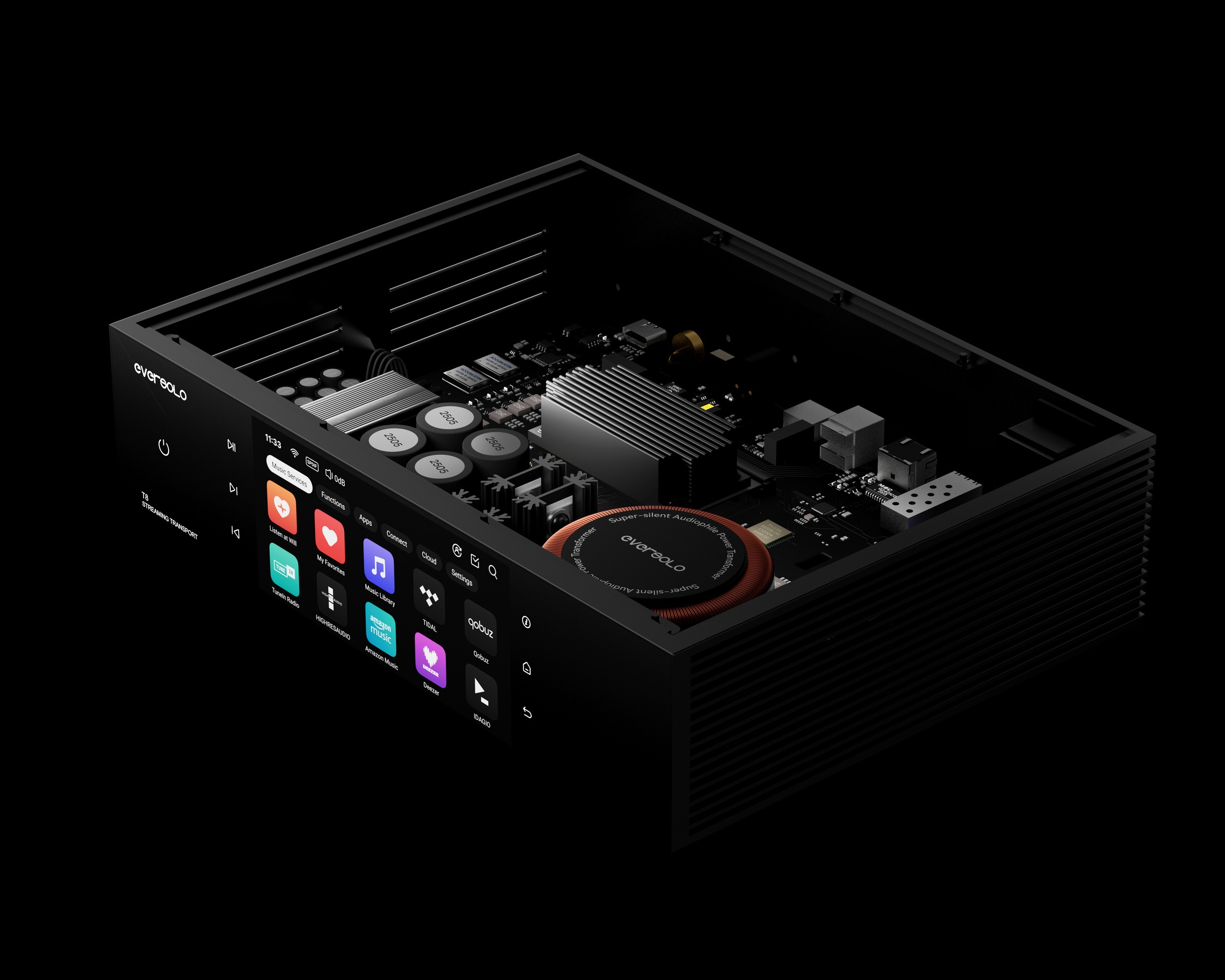 Eversolo T8 &ndash; Trasporto Streamer puro high-end