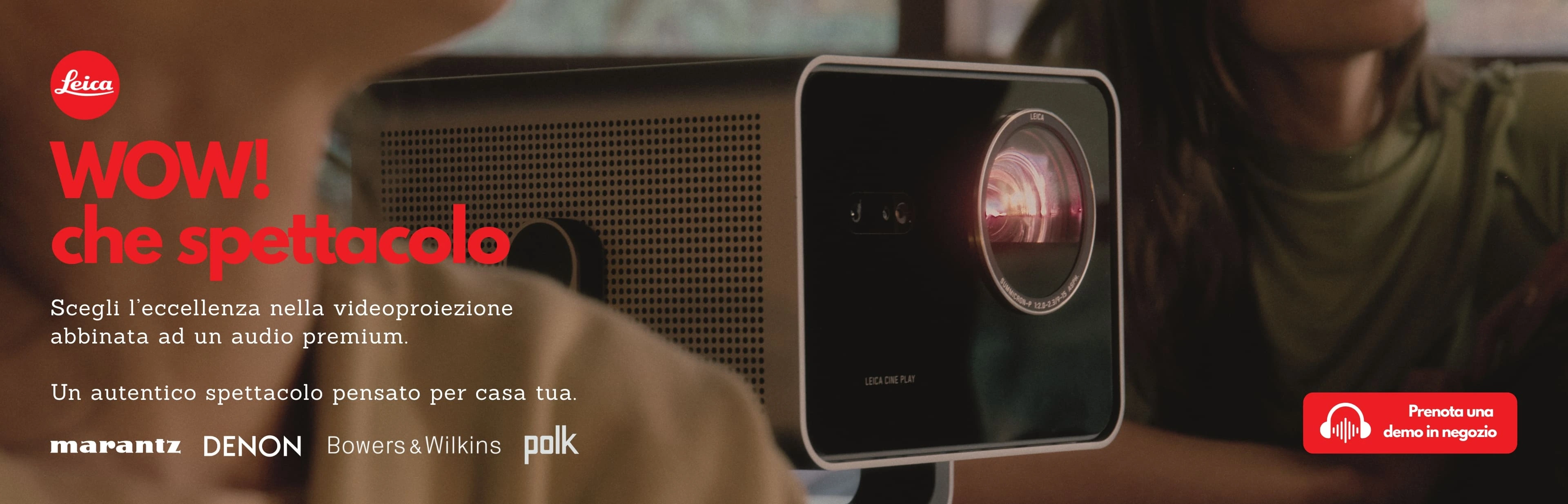 Prenota una dimostrazione per Leica Cine Play