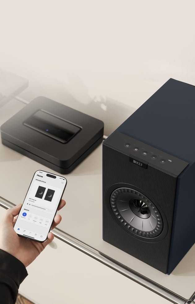 KEF Coda W &mdash; Diffusori Hi-Fi attivi da scaffale